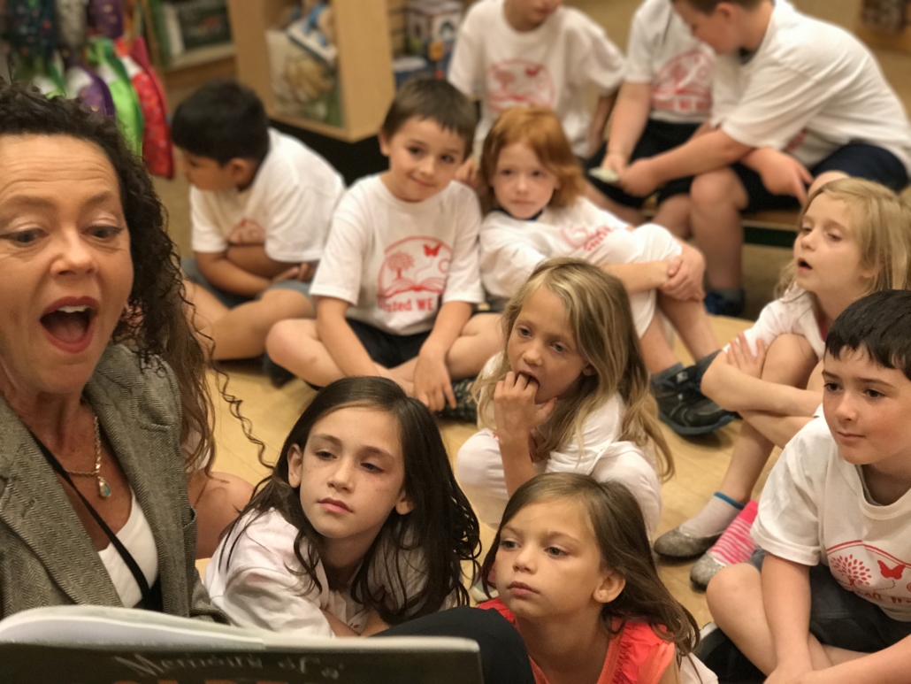 Students are read to during United WE READ's Summer Camp Read to Lead.